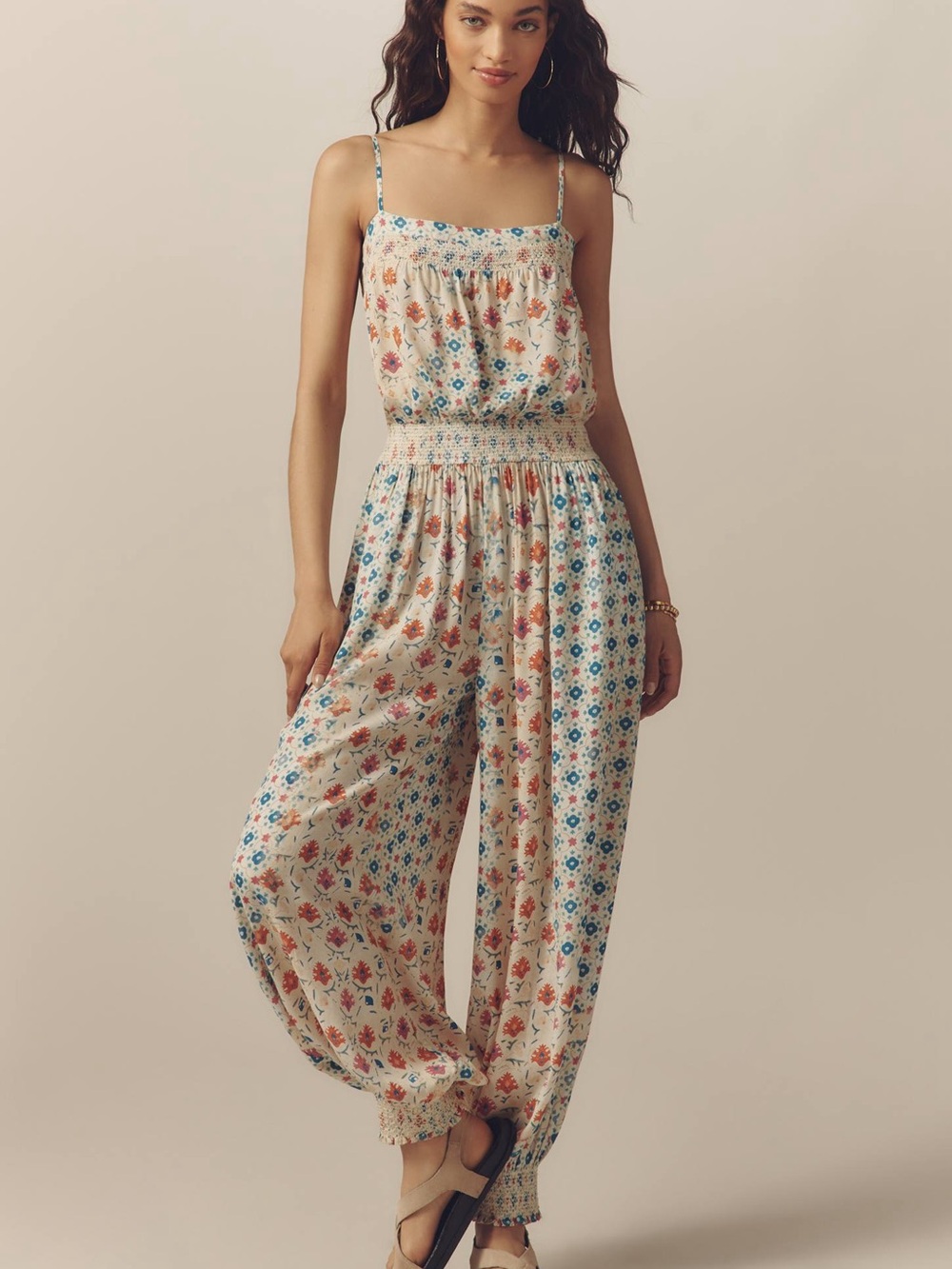 Plenty by Tracy Reese NWT small
Sleeveless Blouson Jumpsuit
